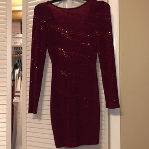 Maroon dress